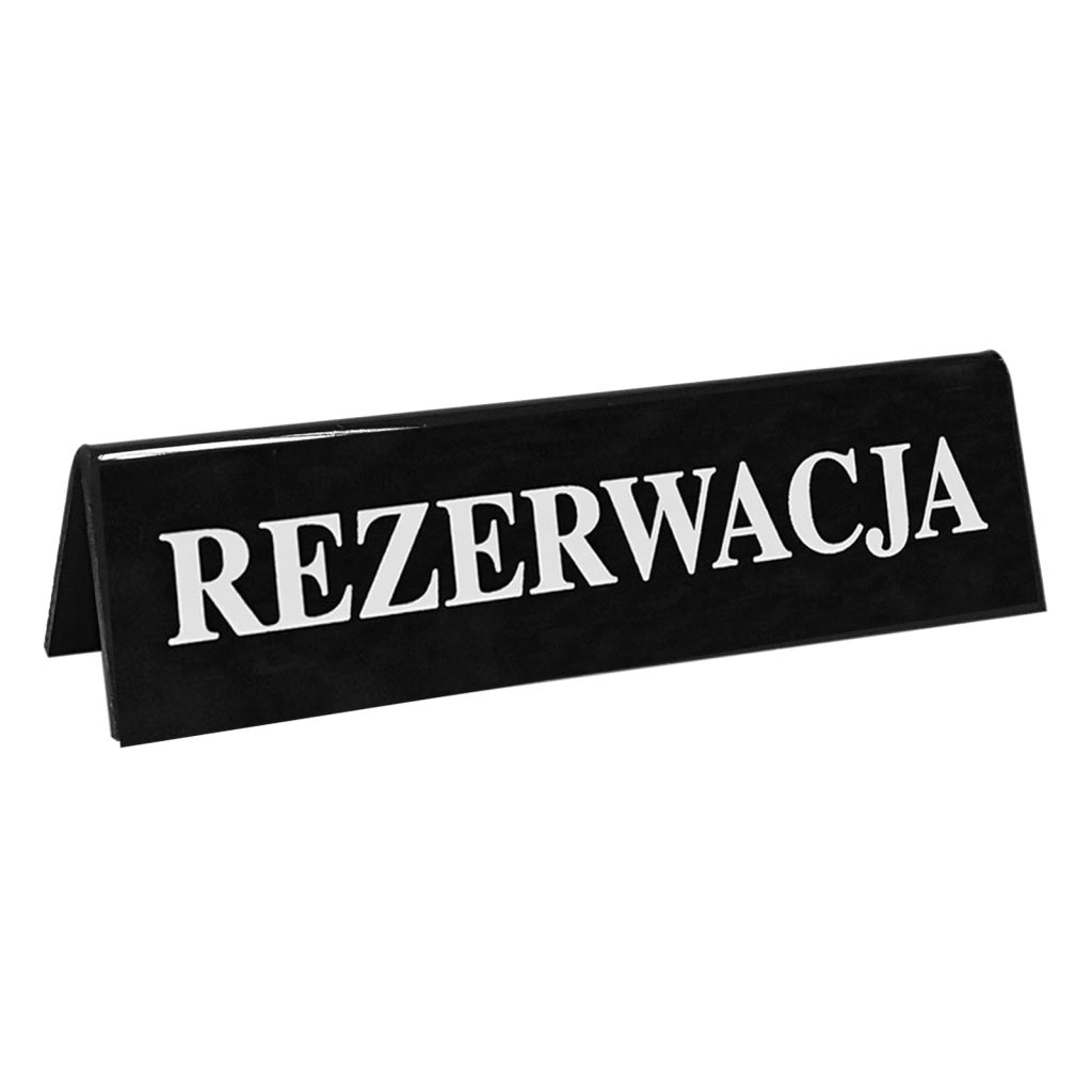 tabliczka rezerwacja