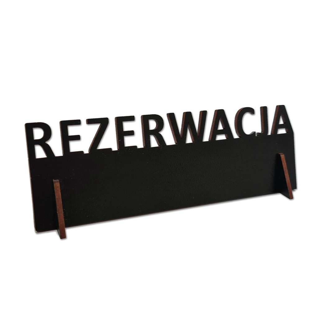 tabliczka rezerwacja