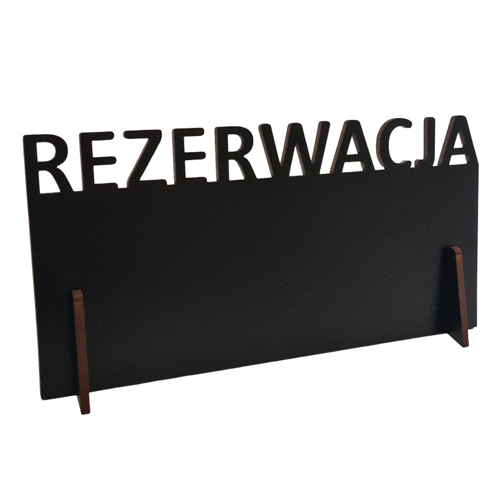 tabliczka rezerwacja