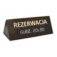 tabliczka rezerwacja