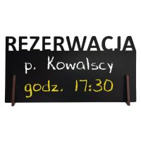 tabliczka rezerwacja
