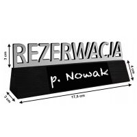 tabliczka rezerwacja